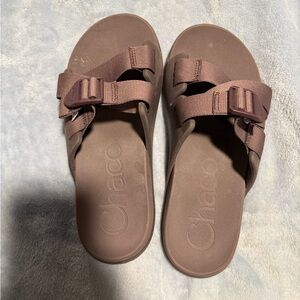 Chaco Women's Chocolate Brown Slide Sandals